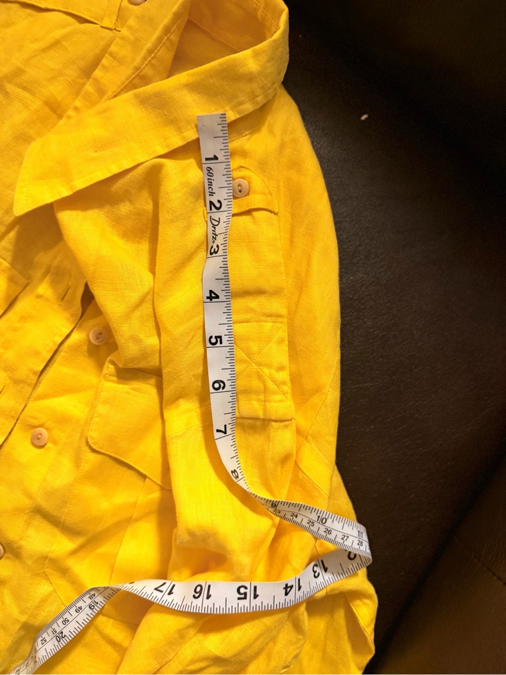 Ralph Lauren Bright Yellow Button-Down Shirt - Picture 7 of 7